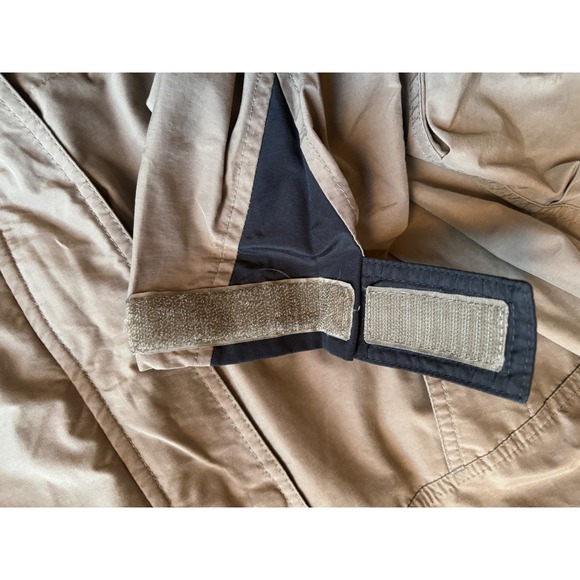 Timberland Mens XL Tan Hood Parka Jacket Lightweight Waterproof Casual Outerwear - Picture 7 of 11